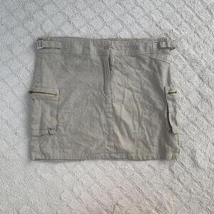 90s High Waisted Cargo Mini skirt